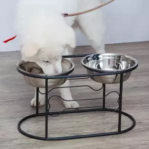 대형견 밥그릇 받침대 급식기 그릇 반려견 식기 사료