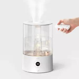 무아스 클리어 미스트 초음파 대용량 가습기 4L 저소음 통세척 무드등