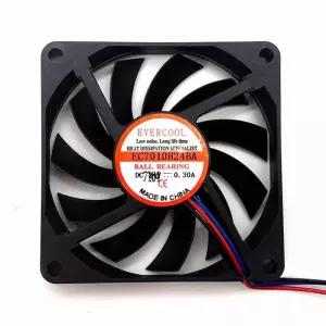 /팬쿨러 에버쿨 /팬쿨러 EC7010H24BA-3P 70mm/10T/2B/24V/3P