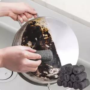 설겆이용 필수품 탄 철 올 12개입 냄비 울 수세미 스텐 스틸 녹제거 전자레인지청소