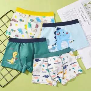 정아 로아디노 남아 아동팬티 4매입 유아사각팬티 드로즈팬티세트 어린이면속옷 아기 키즈 주니어드로우즈