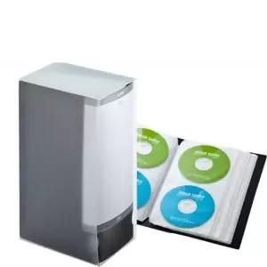 보관함 120매 블랙 CD DVD 케이스 파일형 cd케이스보관함 공cd케이스 cd보관
