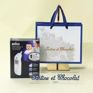 [롯데백화점]타티네쇼콜라 브라운귀체온계 써모스캔 IRT6030 (렌즈필터20) (롯데영등포선물포장)