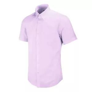 반팔슬림)퍼플 TC921696 솔리드 셔츠_MS220