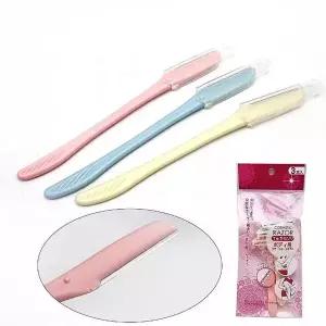 니켄 일자형 눈썹칼 3p 휴대용 눈썹면도기 정리기 (WFK8J1J)