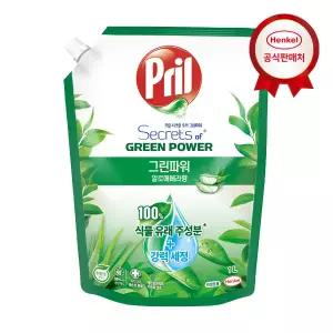 [하프클럽/헨켈]프릴 주방세제 그린파워 1L