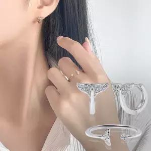 [루브르파리] 14K G.F 웨일 프린 귀걸이/목걸이 SET SET0477