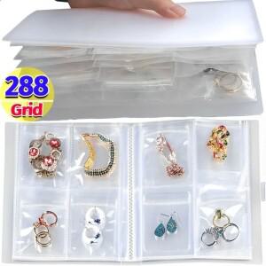 Anti-oxidation Jewelry Storage Albums Desktop Drawer Organizer BoxesTransparent Necklace Bracelet Ri