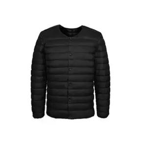 [프로셀러] 남자 오리털 경량 패딩-블랙 똑딱이버튼 양쪽포켓