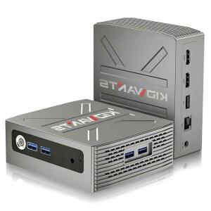 KG1 미니 PC 인텔 N4000(최대 2.6GHz) 8GB LPDDR4 128GB eMMC M.2 SSD 확장 지원(512GB / 2TB) 4K 듀얼 디스플레이 2.4G 5G WiFi BT 5.0 USB 3.0 비즈니스 홈