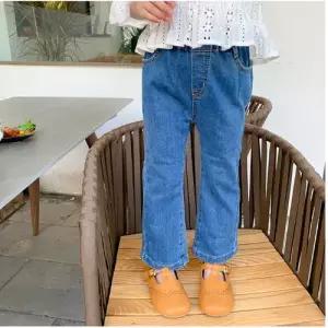 팜므 아기청바지 여아 봄가을 봄 나팔 데님 유아 여아 팬츠설날