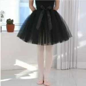 4부 검정 발레 튜튜 스커트 (치마만) 성인발레복 발레치마