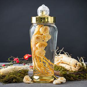 인삼주 키트 1.8L(수삼100g+수삼꽃5개+유리병) 담금주 diy 수공예 인삼꽃 꽃 술 세척삼 골드플라워 담그기