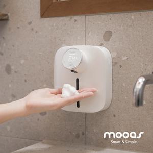 [무아스] 대용량 소프트버블 벽걸이형 자동 손세정기