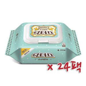 닥터스 손소독티슈 캡형 30매 x24팩 손세정 한울생약 휴대폰소독
