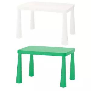 이케아 MAMMUT 맘무트 어린이테이블 77x55cm 실내외겸용/유아테이블/아동책상