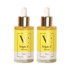 닥터메디엠 비타민C 세럼50mlX2개+아쿠아 크림50ml+물티슈/잡티 기미 지우개/미백 주름개선/비타민 에센스/앰플/28년05월까지