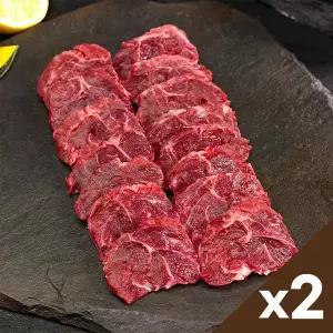 [자연맛남]푸짐한 국내산 소고기 1등급 제비추리 200gx2팩 (총400g)