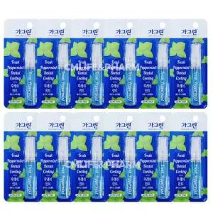 가그린 후레쉬 민트 마우스 스프레이 7ml 12개/휴대용 구강청결제 뿌리는 입냄새제거