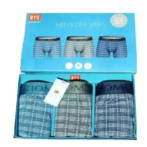 브랜드BYC 사각트렁크 박서팬티 남성속옷세트 빅사이즈