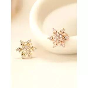 [미니멀피어싱]14K 눈꽃 피어싱 귀걸이