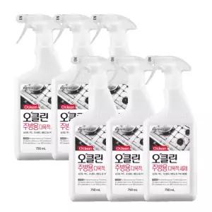 무궁화 오클린 프리미엄 주방용 다목적세제 750ml 6개