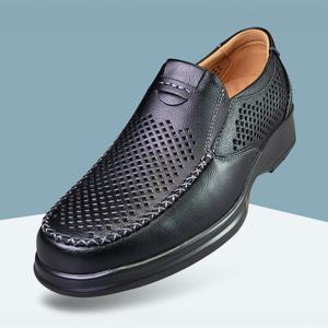 마마슈 지노 여름 남성 펀칭 가죽 로퍼 시원한 구두 단화 캐주얼룩 정장룩 고탄성깔창 폭신 쿠션 논슬립