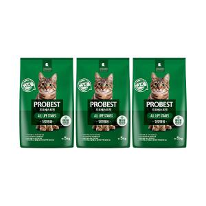 프로베스트 캣 헤어볼 전연령, 5kg, 3개