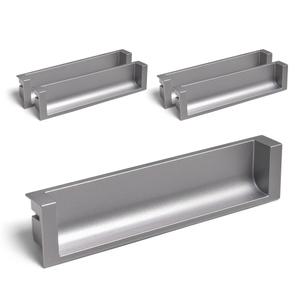 두일 세미 반매입형 가구손잡이 실버 P125 5개