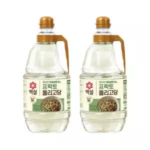 백설 프락토 올리고당 2.45kg x2개