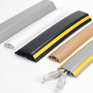 잘라쓰는 선 정리 PVC 몰딩 케이블 전선 전기선 커버 쫄대 가리개 홀드 1m