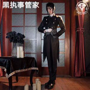 집사옷 남녀 공용 8피스 할로윈 메이드복 코스프레 찰스 COS(항공발송)