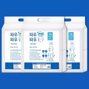 100cm x 80cm 특대형 90매 펫천국 파우파우 강아지 배변패드