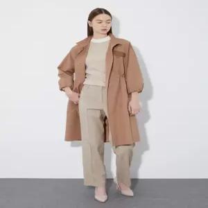 [올리비아로렌] 볼륨소매트렌치코트VOCEB4S2231