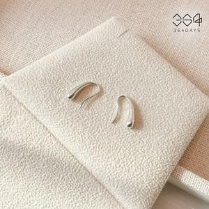 364days 925실버 아이스 물방울귀걸이 전체순은 고리 후크 귀걸이