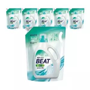 비트 실내건조 액체세제 시트러스 블라썸 드럼겸용 리필 1.8L, 6개