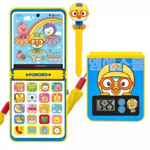 토이세븐 뽀로로 플립폰 블루 1개 멜로디 아기 전화기