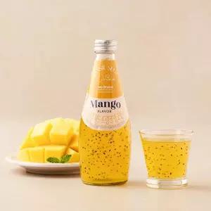 노브랜드 바질씨드드링크 망고 290ml