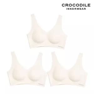 [크로커다일] 소프트 쿨인견 쉘론 패드일체형 V넥 브라 오트밀 CDWBR5N09_3