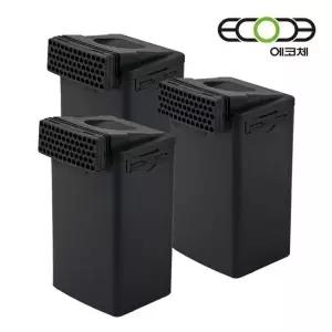 [에코체] 음식물처리기 필터 3개 하우징필터 ECC-800 ECC-888 겸용 음식...