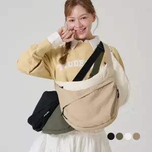 트래블라라 반달 여행용 크로스백 해외 미니백 가벼운가방 슬링백 크로와상백