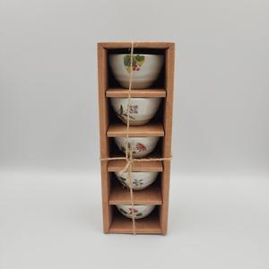 핸드메이드 야생화 찻잔5p세트 녹차잔 꽃차찻잔 여주도자기 선물용세트