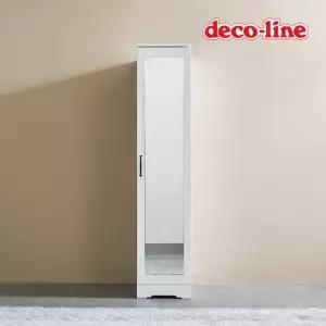 데코라인 코넬 갤러리 400 전신거울 선반형 옷장 DKN090C (착불)