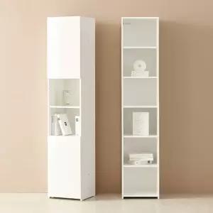 E0자재 RH2059 레아 6단책장 겸 수납장 400 상하수납형)