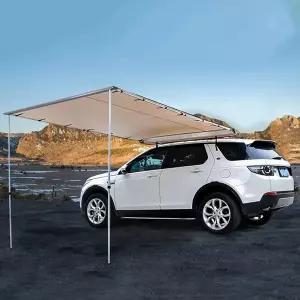 풀아웃 차량 차양 방수 루프 랙 트럭 측면 쉘터 SUV 캐노피 캠핑카 텐트 UPF50+ PU5000mm 높이 조절