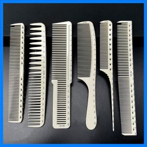 스케일 빗 헤어 살롱 특정 헤어 스타일리스트 여성용 헤어 커팅 빗 남성용 뾰족한 꼬리 선택 빗 푸시 에지