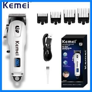 Kemei 232 미니 전기 헤어 클리퍼 소형 헤어 커팅 머신 남성용 헤어 트리머 전문 이발 충전식