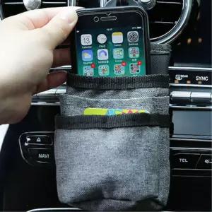 차량 송풍구 클립 장착 3단 포켓 수납함 미니쿠퍼 니로 BMW