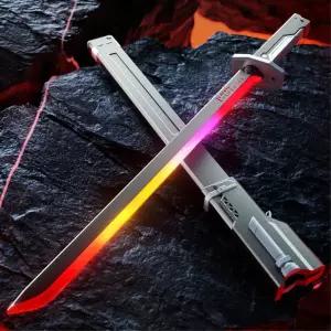 연기나오는 불빛 효과음 광선검 장난감 가벼운칼 태권도