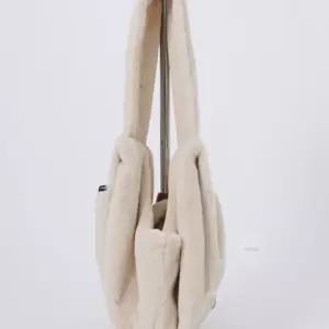 다온58 강아지 슬링백 베이지 애완견 포대기 소프트케이지